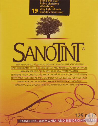 Sanotint Teinture Cheveux 19 Blond Très Clair 1 Pièce