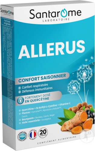 Santarôme Allérus Confort Respiratoire Allergies 20 Comprimés