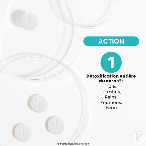 Santarôme Pur'Détox 5 Émonctoires Détox Globale 20 Pastilles Effervescentes-3