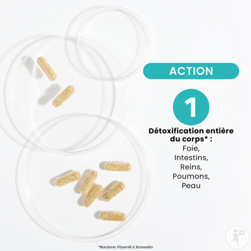 Santarôme Pur'Détox 5 Émonctoires Détox Globale 30 Gélules-3