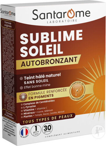 Santarôme Sublime Soleil Autobronzant Teint Hâlé Sans Soleil 30 Gélules