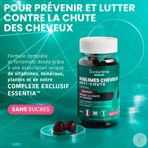 Santarome Sublimes Cheveux AntiChute Sans Sucres 30 Gummies Newpharma — free download