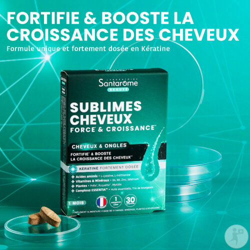 Santarome Sublimes Cheveux Force Et Croissance 30 Comprimés-2