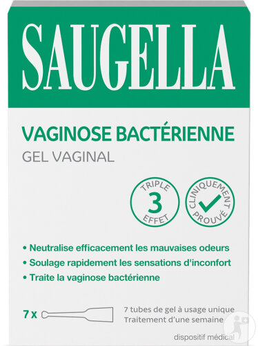 Saugella Vaginose Bactérienne Gel Vaginal Tubes 7x5ml