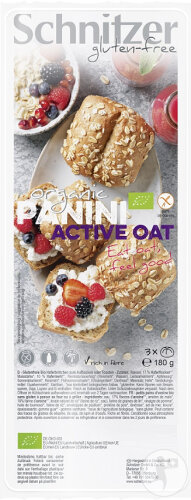 Schnitzer Bio Panini Active Oat Sachet 180g