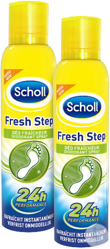 Scholl Duopack Fresh Step Déo Fraîcheur Spray 2 x 150ml