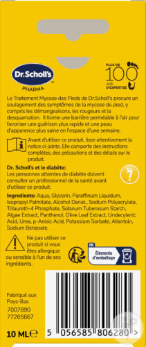 Scholl Gel 4en1 Traitement Mycose Des Pieds 10ml-2