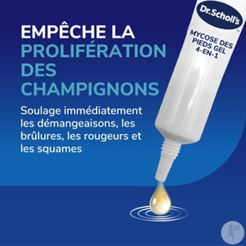Scholl Gel 4en1 Traitement Mycose Des Pieds 10ml-5