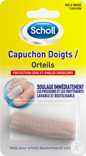 Scholl Pharma Capuchon Doigts/Orteils Protection Cors Et Ongles Endoloris 1 Pièce