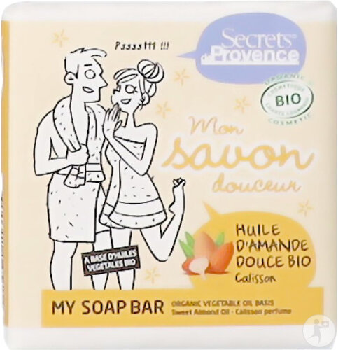 Secrets De Provence Savon Huile D’Amande Douce Bio 100g