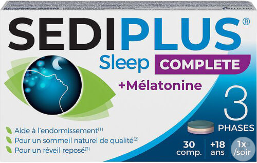 Sediplus Sleep Complete 30 Comprimés