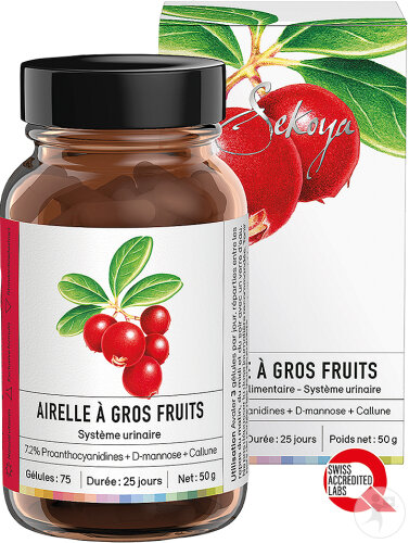 Sekoya Airelle À Gros Fruits Système Urinaire 75 Gélules