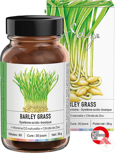Sekoya Barley Grass Système Acido-Basique 90 Gélules