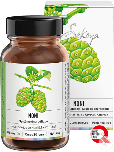 Sekoya Noni Système Énergétique 90 Gélules