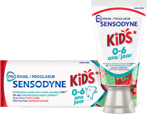 Sensodyne Pro-Émail Enfants 2-6 Ans Dentifrice Gout Fraise 50ml