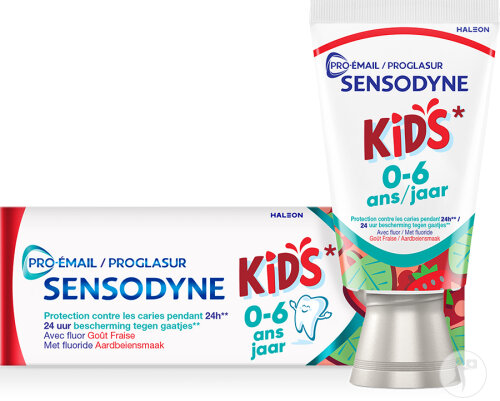 Sensodyne Proglasur Kids Dentifrice 0-6 Ans Tube 50ml
