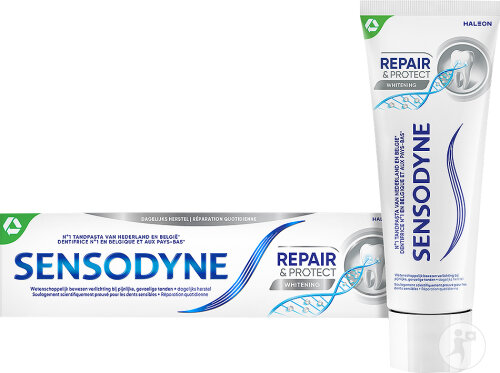 Sensodyne Repair & Protect Whitening Dentifrice Dents Sensibles Tube 75ml