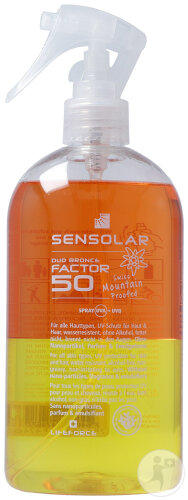 Sensolar Spray Solaire SPF50 Sans Émulsifiant 400ml