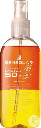 Sensolar Spray Solaire Sans Émulsifiant IP50 Spray 200ml