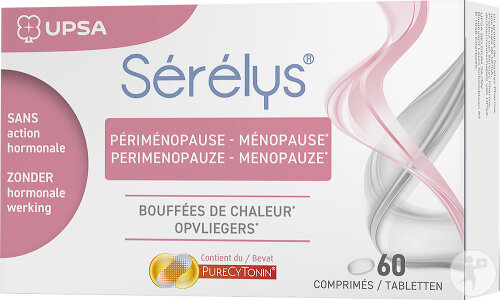 Sérélys Périménopause-Ménopause Bouffées De Chaleur 60 Comprimés