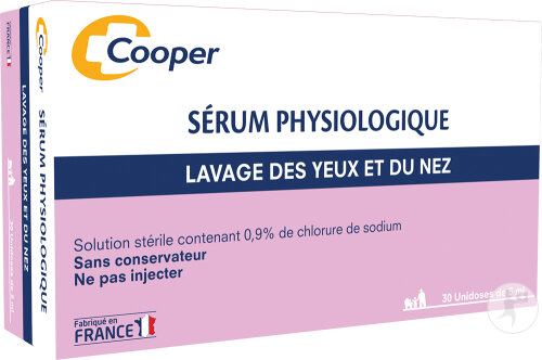Sérum Physiologique Solution Nasale Et Ophtalmique Unidoses 30x5ml
