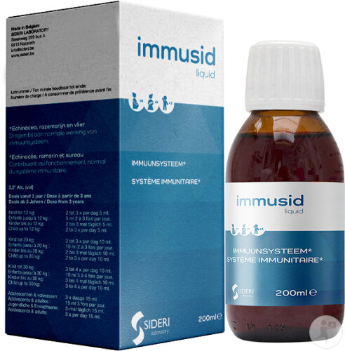 Sideri Immusid Liquid Système Immunitaire Flacon 200ml