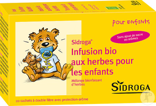 Sidroga Infusion Bio Aux Herbes Pour Les Enfant 20 Pièces