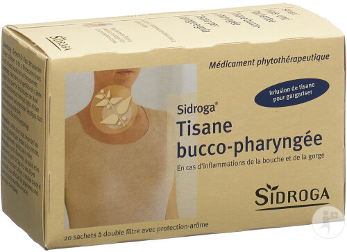 Sidroga Tisane Bucco-Pharyngée 20 Sachets