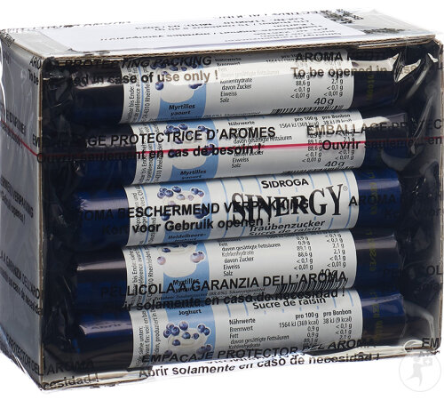 Sinergy Sucre De Raisin Myrtille Yaourt 15x40g