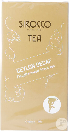 Sirocco Sachet De Thé Ceylon Decaf 20 Pièces