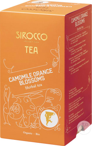 Sirocco Thé Camomile Orange Blossoms 20 Sachets