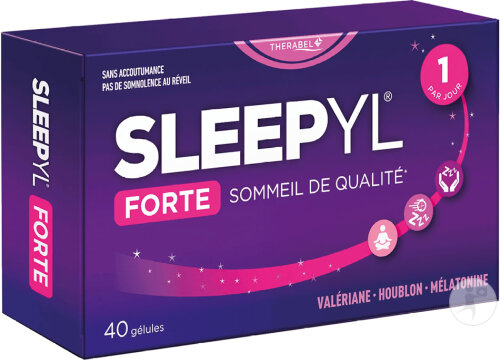 Sleepyl Forte Complément Alimentaire Sommeil De Qualité 80 Capsules