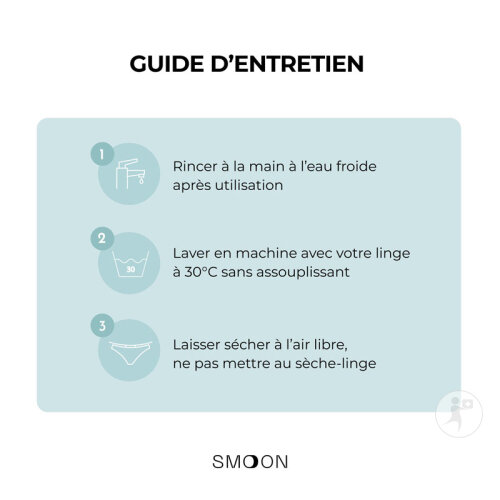 Smoon Culotte Menstruelle Sans Couture Séléné Flux Moyen Beige XL 1 Pièce-5