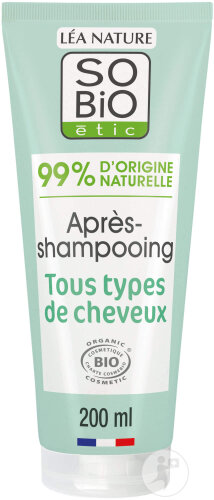 So'Bio Étic Après-Shampooing Tous Types De Cheveux Aloe Vera Bio Tube 200ml
