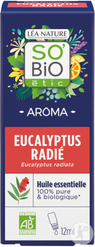 So'Bio Étic Huile Essentielle Eucalyptus Radié Biologique Flacon 15ml
