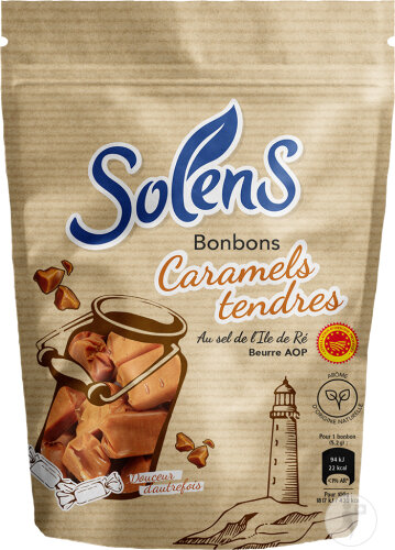Solens Bonbons Caramels Tendres 100g