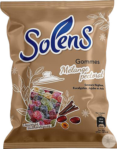 Solens Gommes Mélange Pectoral 100g