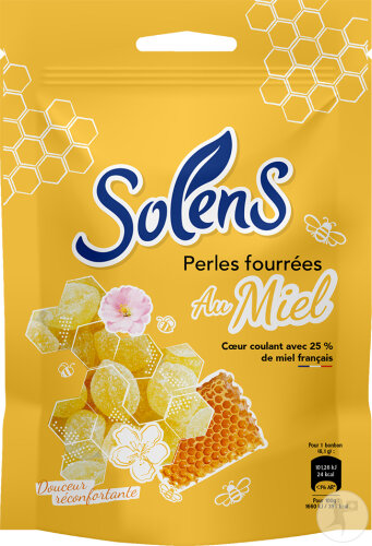 Solens Perles Fourrées Miel 25% 110g