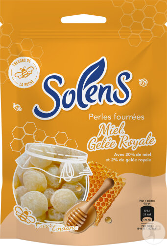 Solens Perles Fourrées Miel Gelée Royale 100g