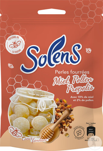 Solens Perles Fourrées Miel Pollen Propolis 100g