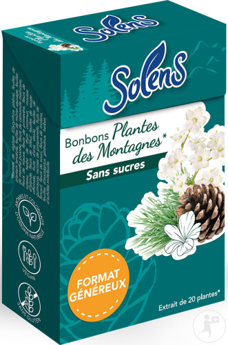 Solens Plantes Des Montagnes Sans Sucres 66g