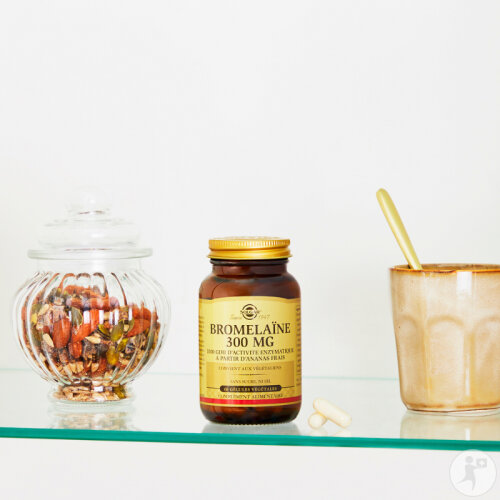 Bromélaïne 500 Mg - Complément Alimentaire, Soutien Digestif & Intestinal | 30/60/120 Caps