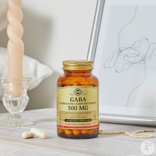 Solgar GABA 500mg Sommeil Relaxation 50 Gélules-2