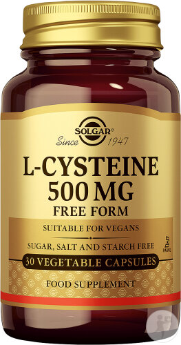 Solgar L-Cysteine 500mg Gélules Végétales 30