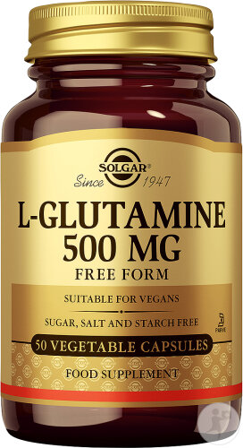 Solgar L-Glutamine 500mg Complément Alimentaire 50 Gélules