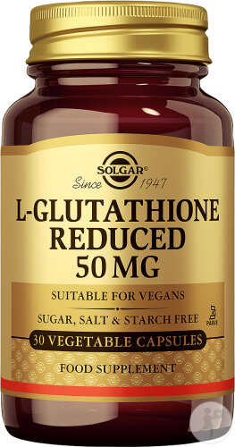 Solgar L-Gluthatione Reduced 50mg Gélules Végétales 30