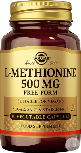Solgar L-Methionine 500mg Gélules Végétales 30