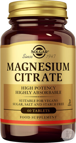 Solgar Magnesium Citrate 60 Comprimés