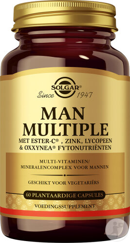 Solgar Man Multiple Multivitamines Hommes 60 Capsules