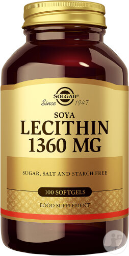 Solgar Soya Lecithine 1360mg 100 Gélules